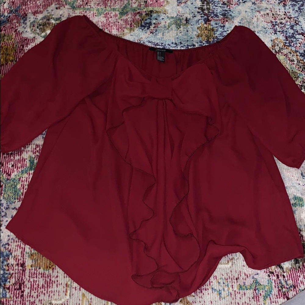 Maroon blouse